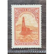 ARGENTINA 1935 GJ 759b ESTAMPILLA NUEVA MINT CON VARIEDAD PUNTO DESPUES DE 